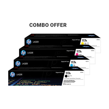 HP 117A Toner Black (W2070A), Cyan(W2071A), Yellow (W2072A), Magenta(W2073A)