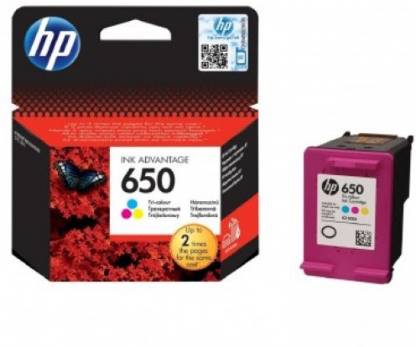 Hp 650 tri color ink cartridge